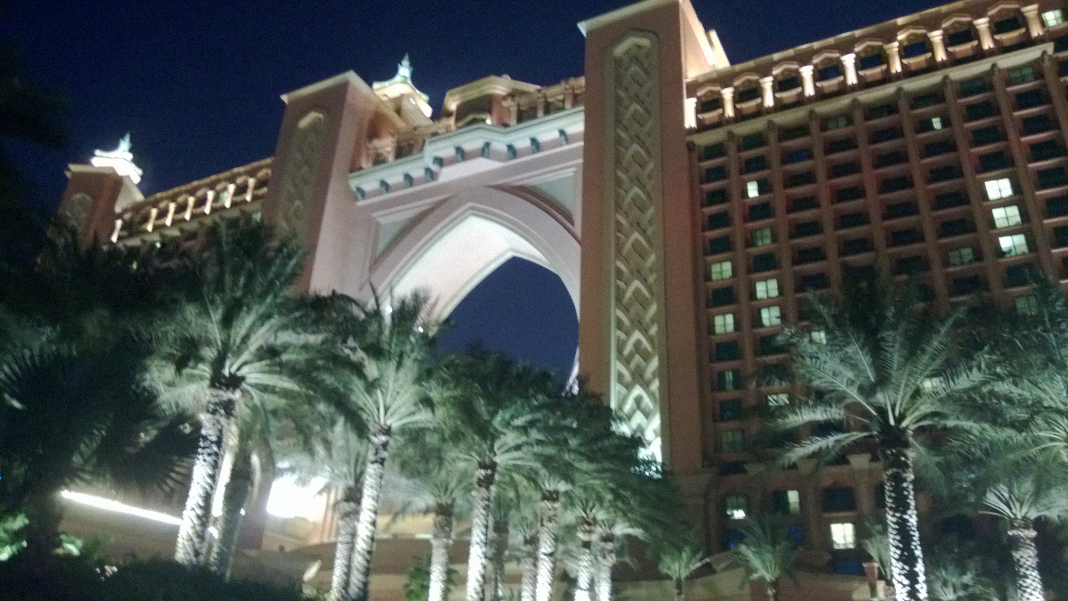 Atlantis Hotel At Night