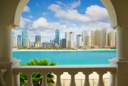 Dubai Skyline From The Palm Jumeirah